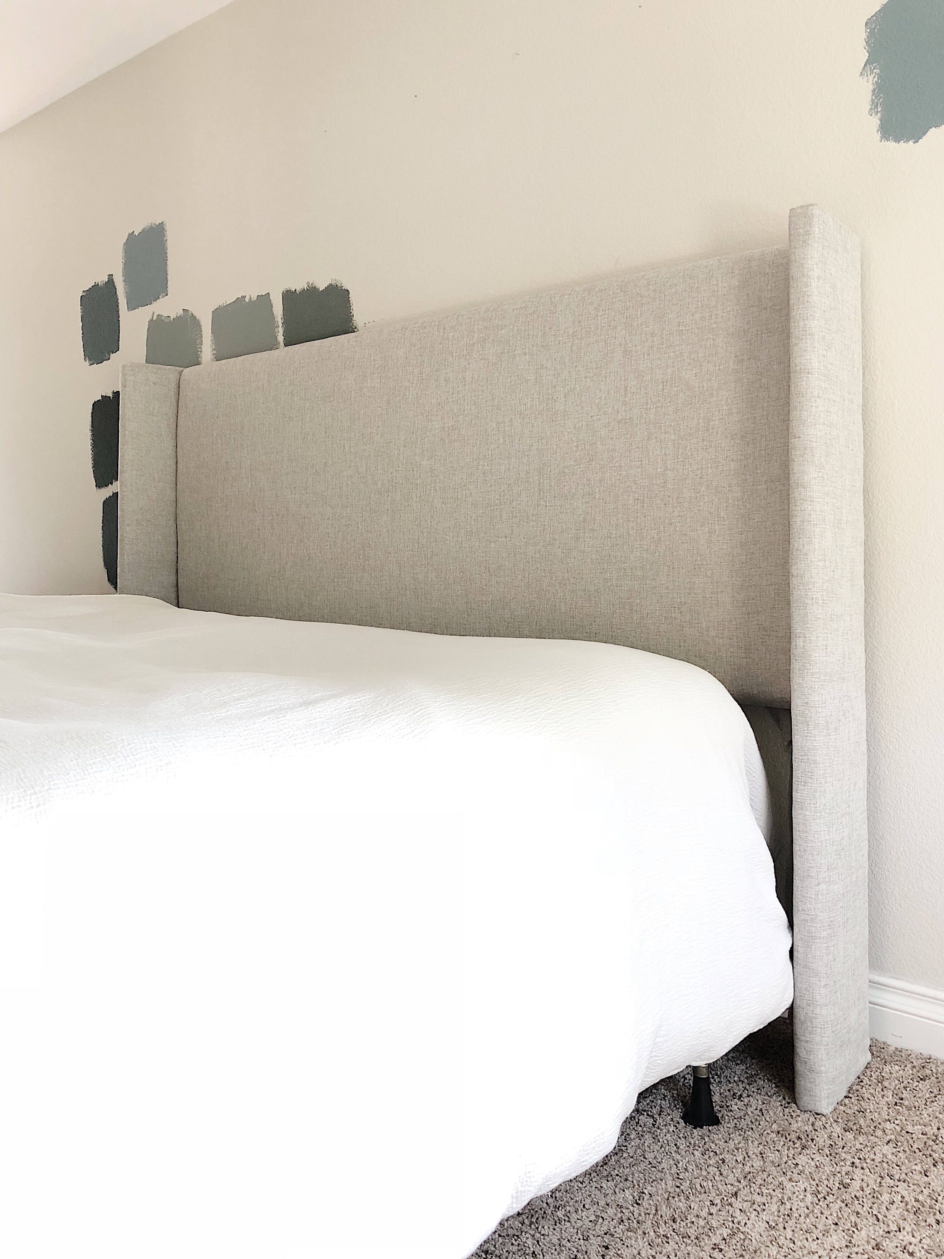 Diy Upholstered Wingback Headboard For, How To Make A Padded Headboard For King Size Bed