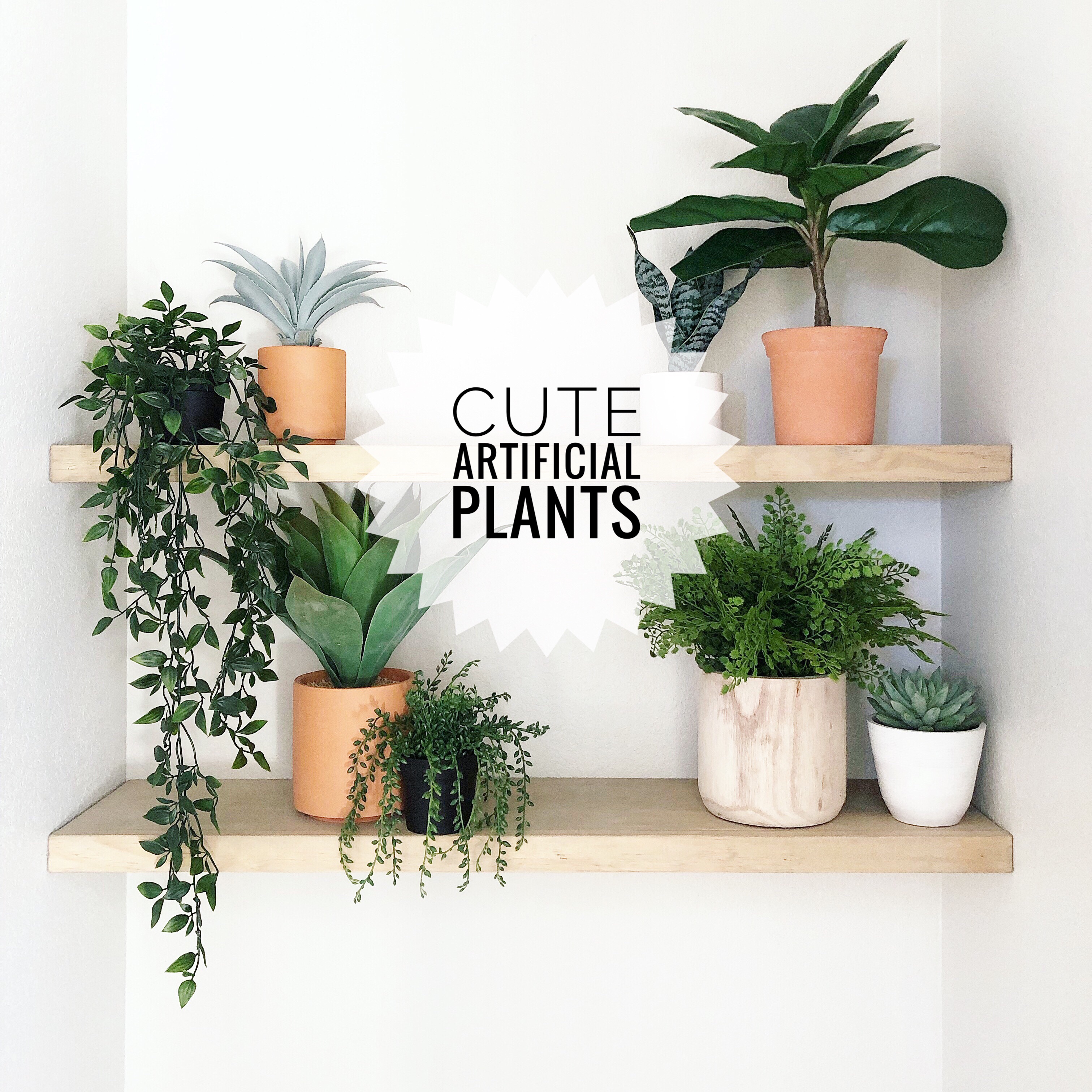 cute artificial plants - angela rose home