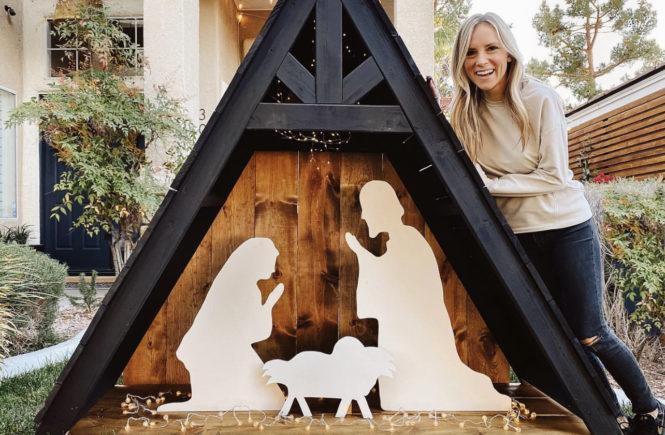 DIY Nativity Scene - Angela Rose Home