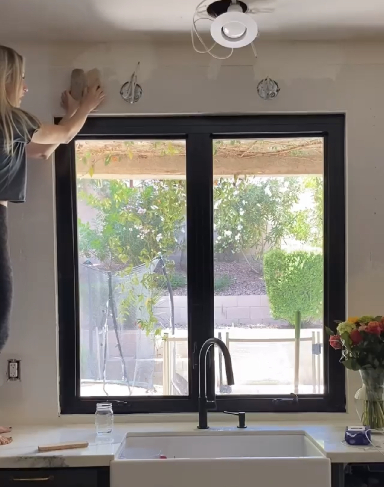DIY Black Windows Angela Rose Home