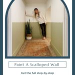 Paint a scalloped wall