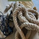 diy hanging rope light tutorial angelarosehome.com