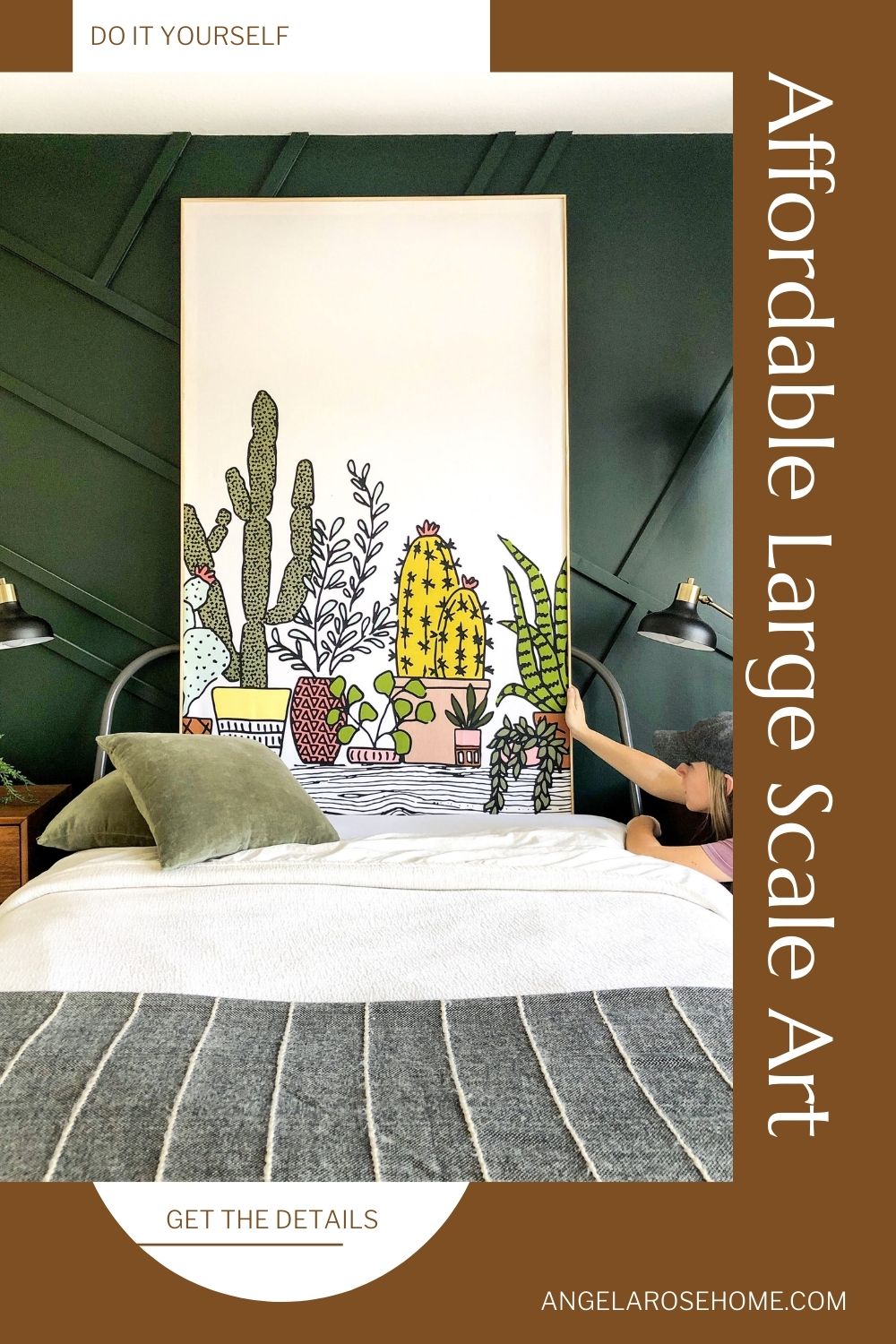 DIY Large Scale Art Ideas That Are Affordable - Angela Rose Home