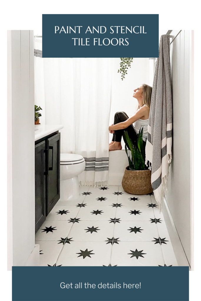 3 Ways To Stencil Your Tile Floor, Can You Stencil Tile Floor