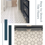 How to stencil your tile floors.