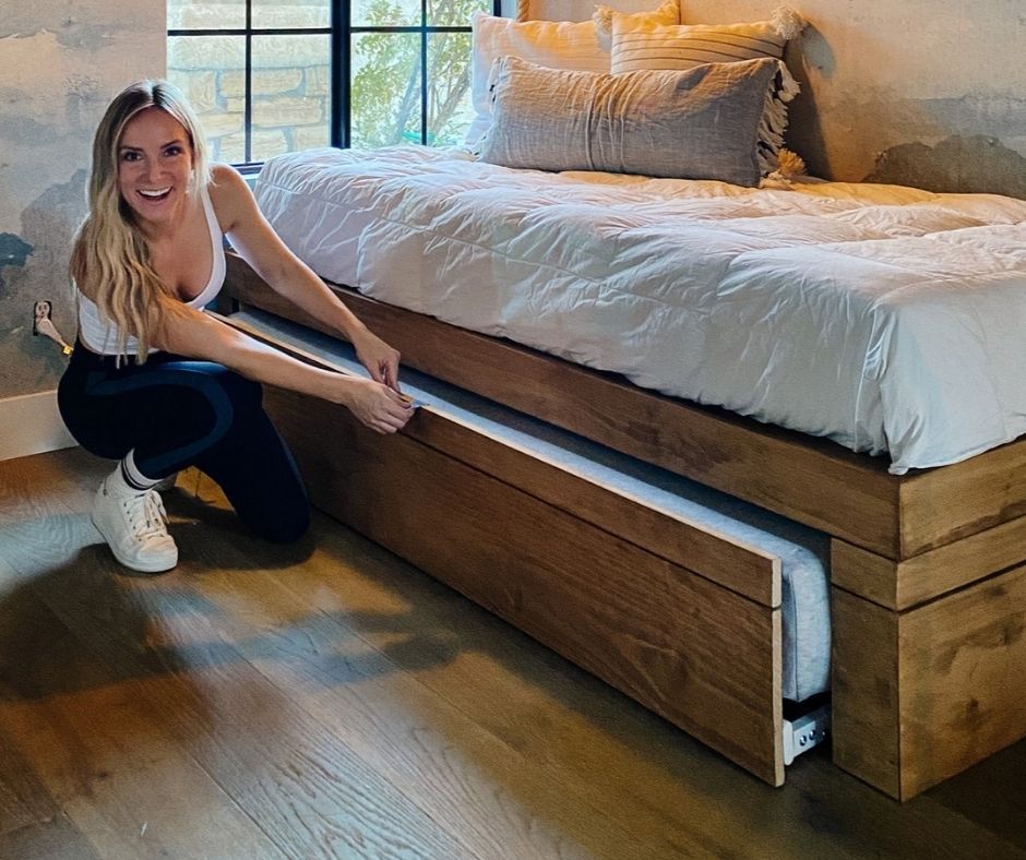 Diy Trundle Bed Anyone Can Make, Easy Diy Twin Bed Frame
