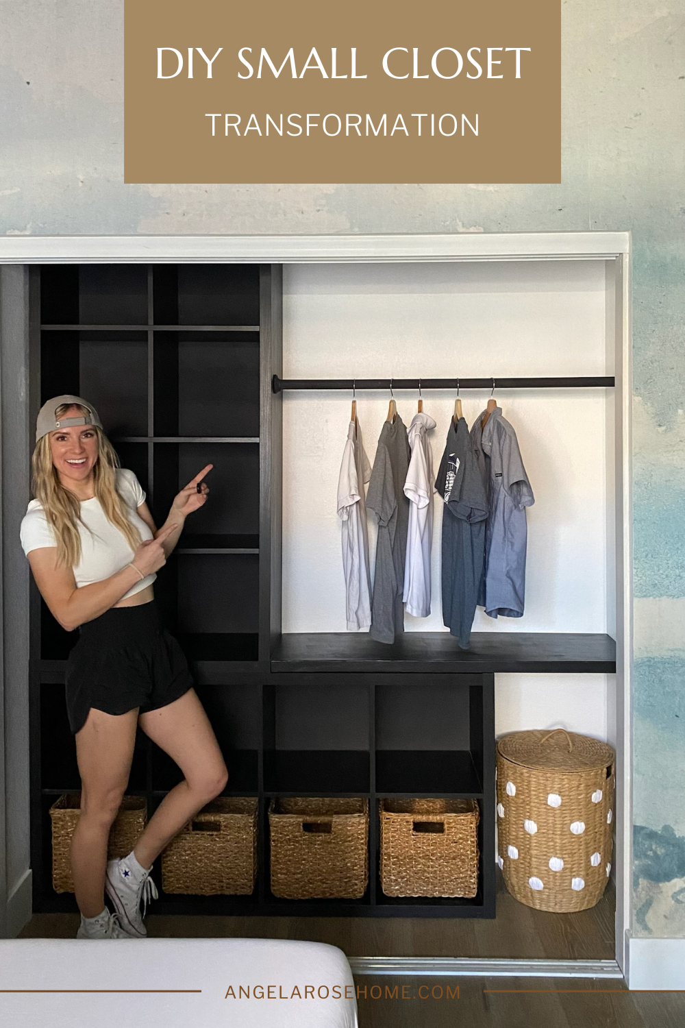 DIY Ikea Closet Update - Angela Rose Home