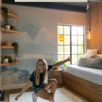 DIY kid's cloud-inspired bedroom makeover ideas angelarosehome.com.