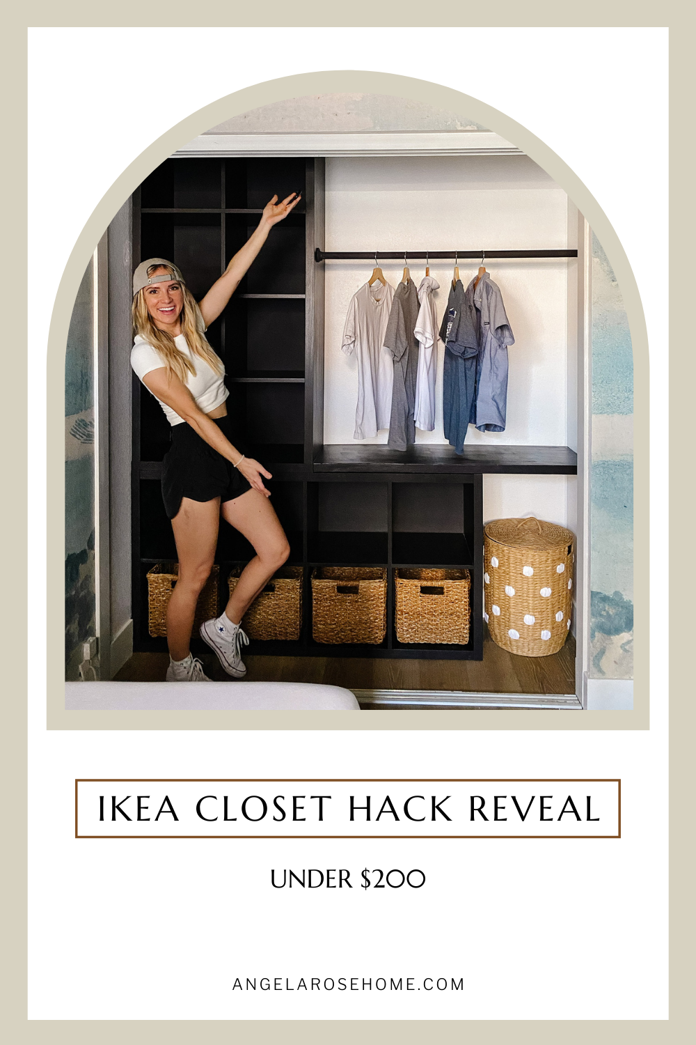 DIY Ikea Closet Update - Angela Rose Home