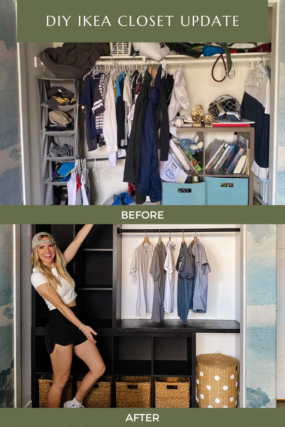 DIY Ikea Closet Update - Angela Rose Home