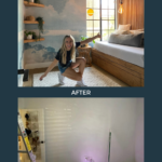DIY Cloud-inspired boy's bedroom makeover angelarosehome.com.