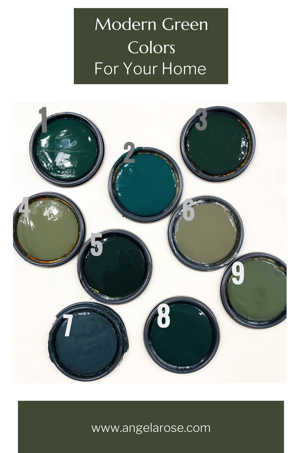Green Paint Colors  Our Top 12 Must-Haves - construction2style