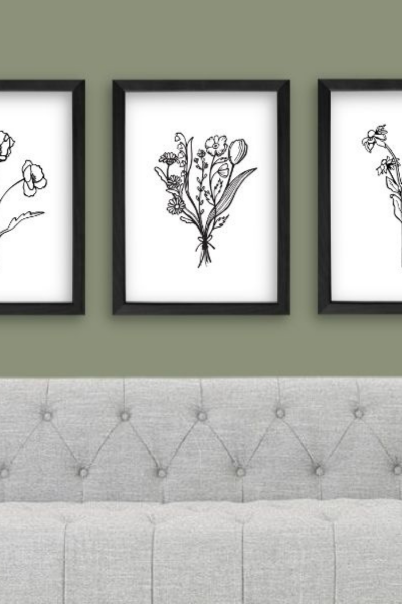 How to Decorate with Floral Printables - Angela Rose Home