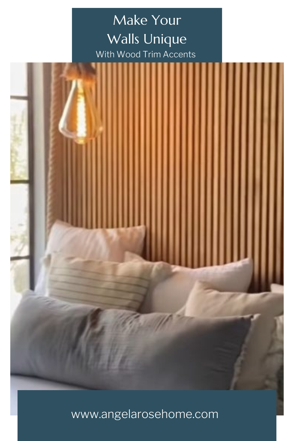 3 Ways to Make Unique Accent Walls with Wood Trim Angela Rose Home