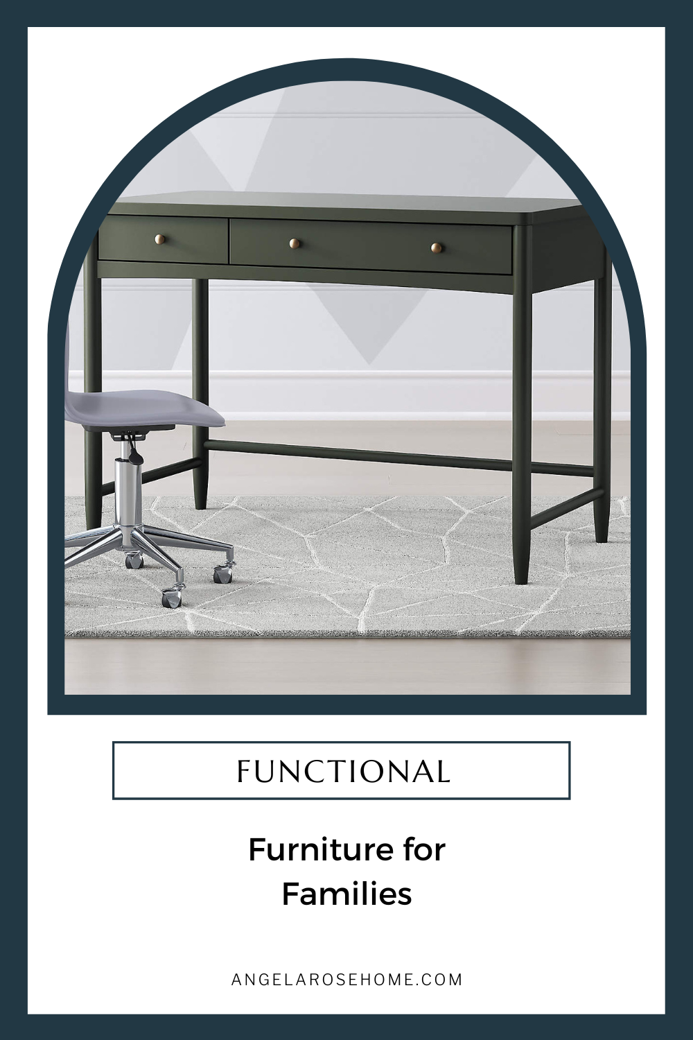 furniture that is functional for your family www.angelarosehome.com