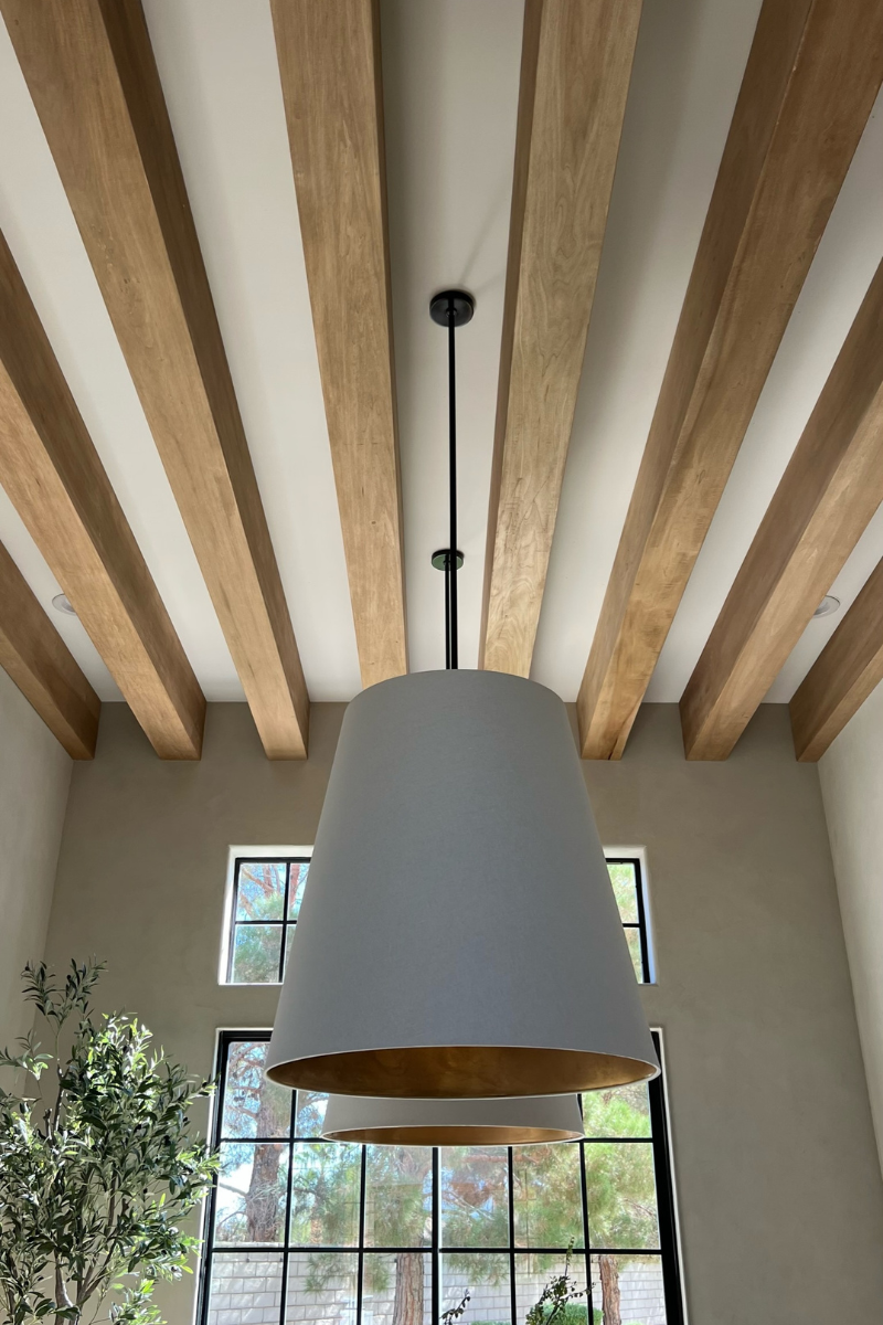 picture perfect faux beams www.angelarosehome.com