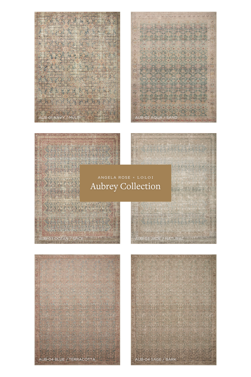 modern rugs in the Aubrey collection www.angelarosehome.com