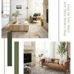 make your space more cozy with a rug www.angelarosehome.com