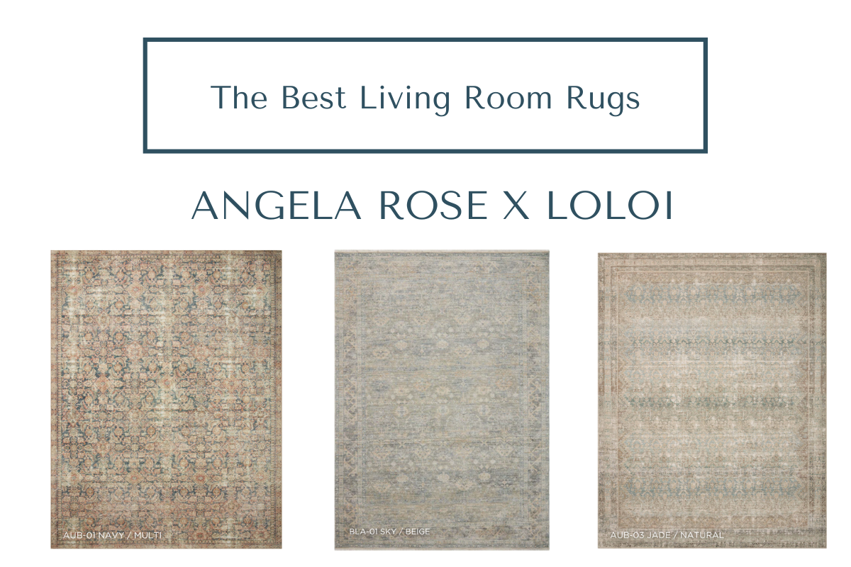 best rugs for living room www.angelarosehome.com