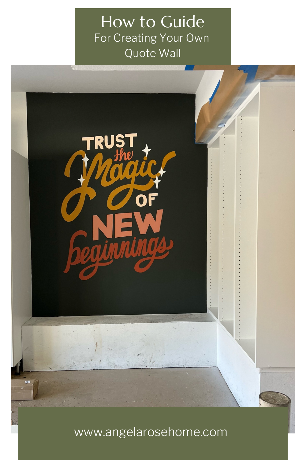 How to Make Your Own Quote Wall Angela Rose Home