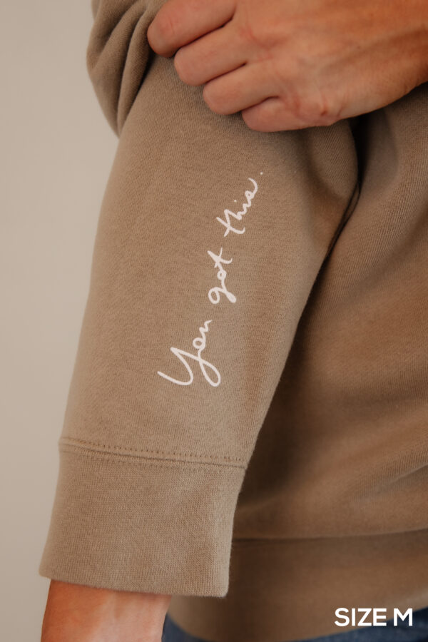 Trust the Magic | Crewneck | Cement Grey - Image 3