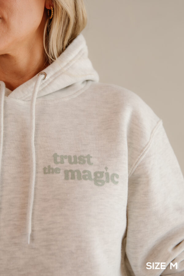 Trust the Magic | Hoodie | Oatmeal Heather - Image 2