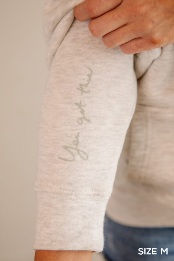 Trust the Magic | Hoodie | Oatmeal Heather - Image 4