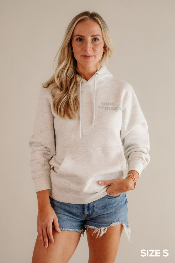 Trust the Magic | Hoodie | Oatmeal Heather - Image 8
