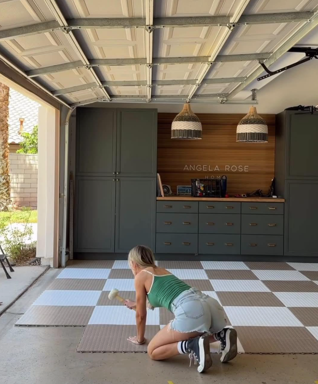DIY garage flooring